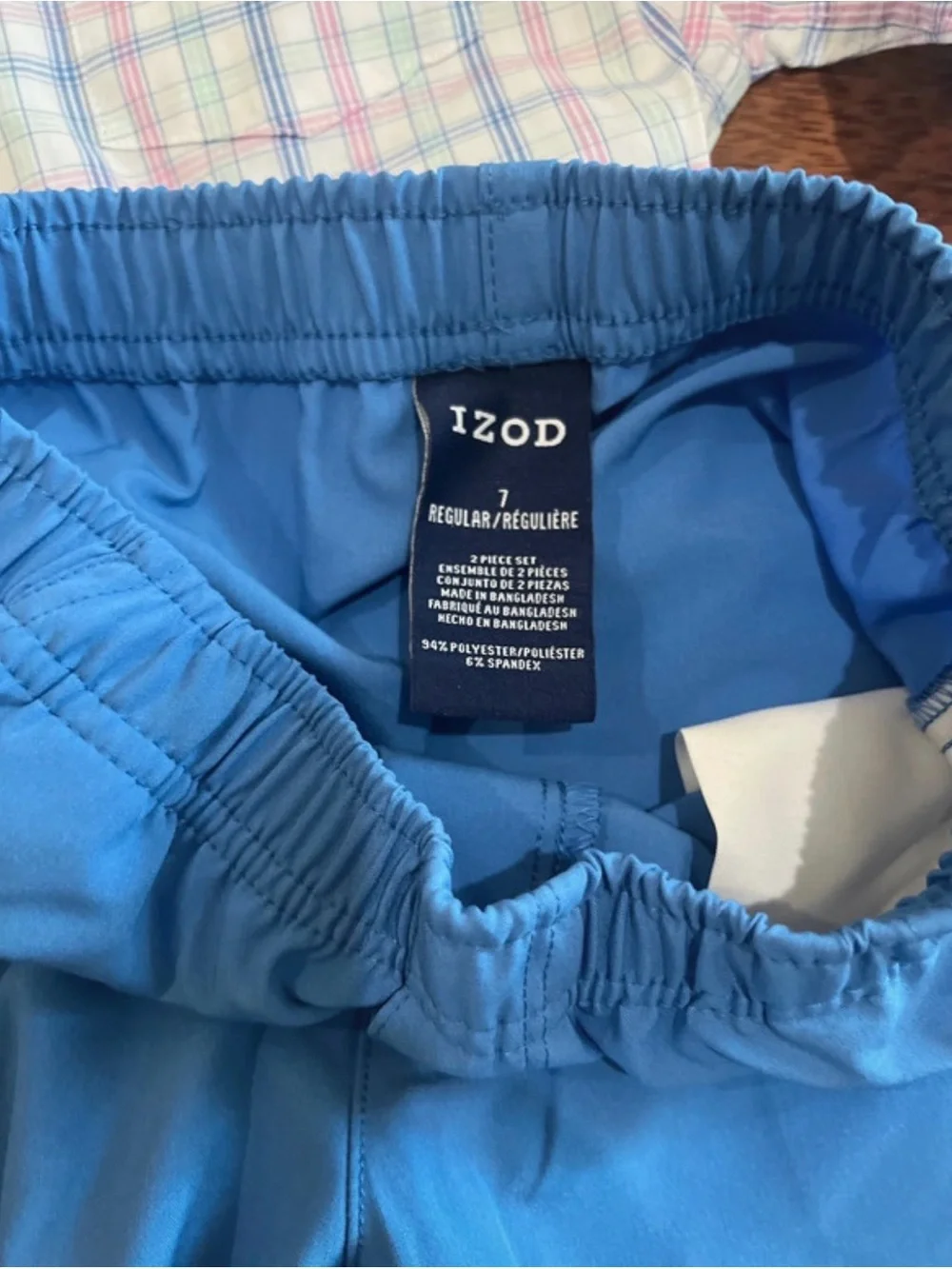 IZOD dress up short set, boys size 7, NWT